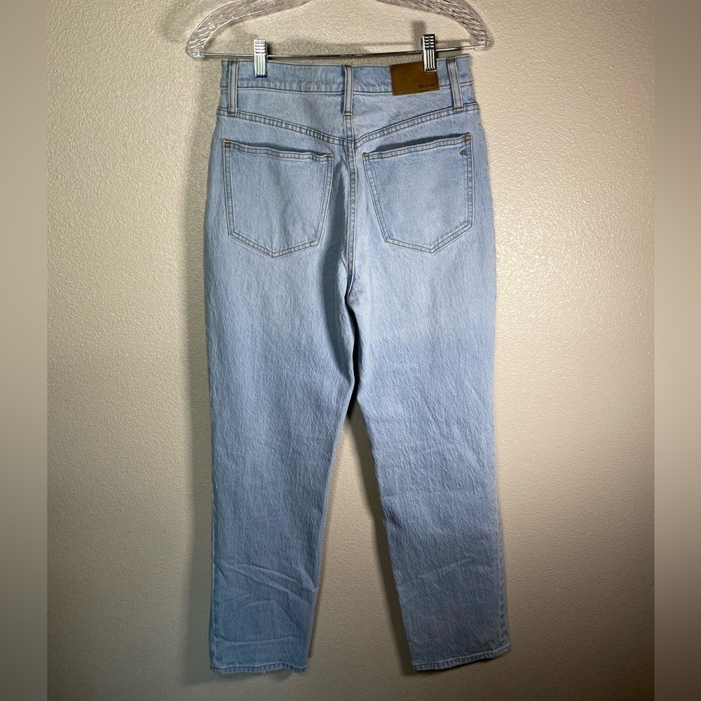 Madewell The Perfect Vintage Straight Distressed Jeans 27 A22 - Picture 6 of 13